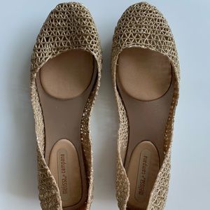 NEW Melissa + Campana papel VII Gold US size 8